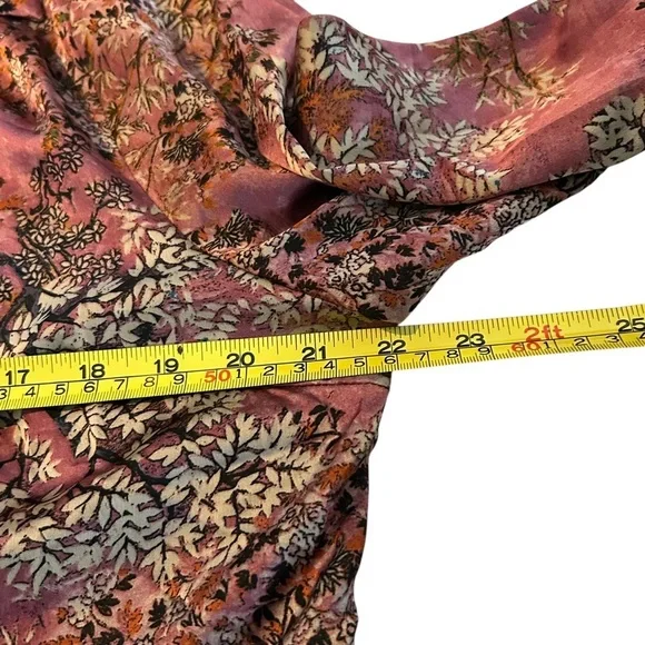 LOIS CLARABELLE OLD ROSE COMBO PRINTED SHIRT - Picture 9 of 10